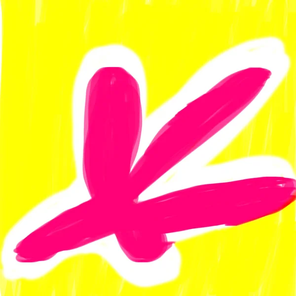 Розово Желтый Цвет Бумаги — стоковое фото