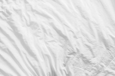 Metin ve fikir tasarımı için boş yumuşak malzeme alanı olan gri kumaş kumaş kumaş dokusu. Yeni dekoratif arkaplan için kullanılan temiz beyaz katmanlı dokuma konsepti ayrıntılı resim ekle, retro düzlemini ört