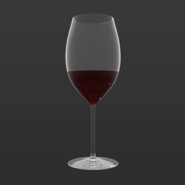 3 Boyutlu Güzel Şarap Kadehi