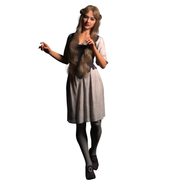 Edwardian Viktorya Dönemi 'nde Uzun Esmer Saçlı Güzel Tarihi Kadın