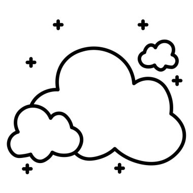 Hava elemanı vektör dekorasyonu tasarımı