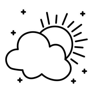 Hava elemanı vektör dekorasyonu tasarımı