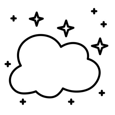 Hava elemanı vektör dekorasyonu tasarımı