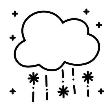 Hava elemanı vektör dekorasyonu tasarımı