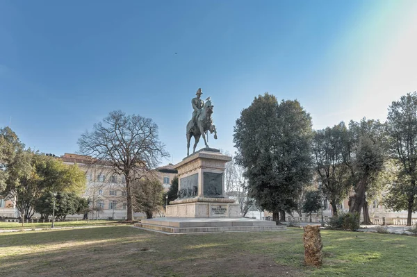 Het Monument Van Carlo Alberto Van Savoia Quirinale Hill Rome — Stockfoto