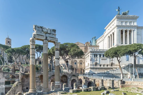 Templo Vênus Genetrix Fórum Cesare Roma Itália — Fotografia de Stock