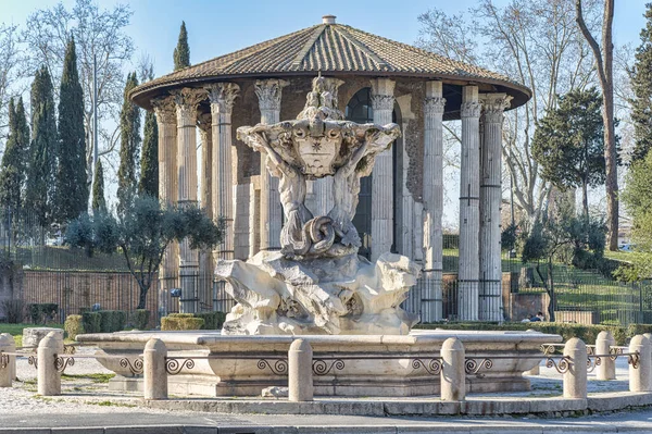 Herkules Tempel Rom Gewonnen — Stockfoto