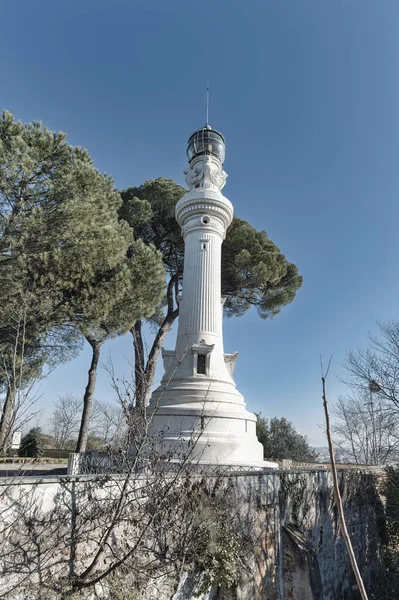 Leuchtturm Janiculum Leuchtturm Von Rom Oder Leuchtturm Der Italiener Von — Stockfoto