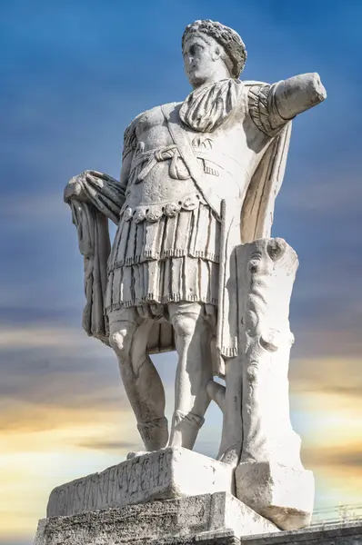 Памятник Константину Площади Кампидольо Риме — стоковое фото