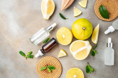 Taze Bergamot, Bergamot Cildi, Herbs Bergamot, Bergamot meyvesinden bitkisel organik yağ, Organik Kozmetik kavramları.