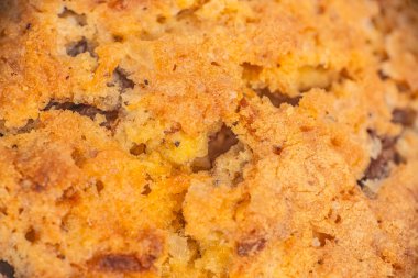 Kurabiye arkaplanının yapısını kapat. en üstteki görünüm.