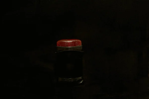 Solid smelling deodorant on a dark background