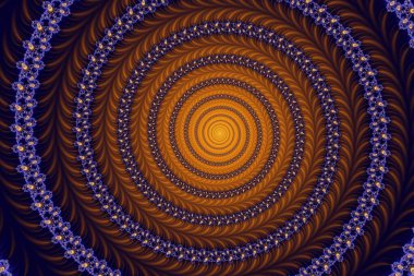 Matematiksel mandelbrot kümesine güzel bir yakınlaşmanın 3 boyutlu görüntüsü