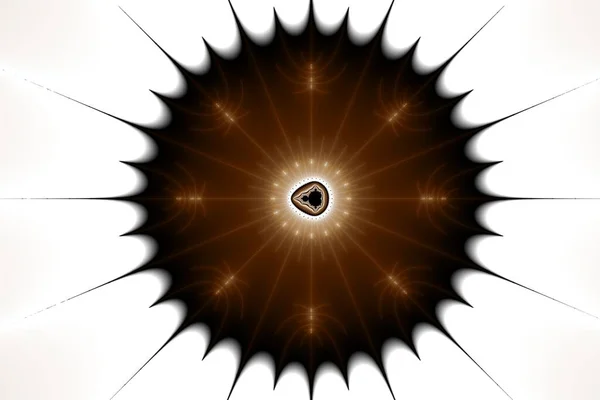 Illustratie Van Een Prachtige Zoom Oneindige Wiskundige Mandelbrot Set Fractal — Stockfoto