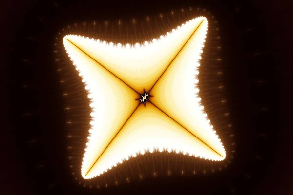 Illustrazione Bellissimo Zoom Nell Infinito Set Frattale Mandelbrot Matematico — Foto Stock