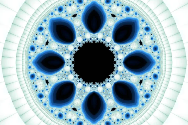 Illustration Zoom Kaléidoskop Dans Ensemble Mandelbrots Mathématiques Infinis Fractale — Photo