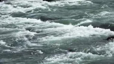 Muhteşem Godafoss şelalesi İzlanda manzarasında kayalar ve otlarla