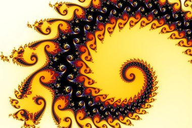 Sonsuz matematiksel mandelbrot kümesi fraktal - sanat arka planı