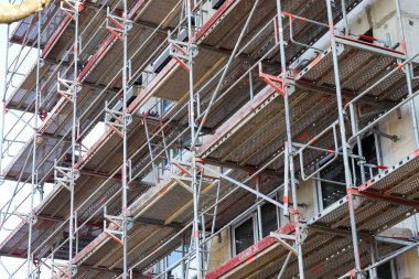 Alman kasabalarında inşaat çalışmaları devam ediyor..