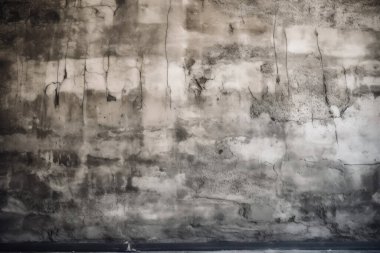 Çatlaklar ve çiziklerle beton duvar arkaplan dokusu
