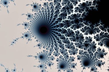 Sonsuz matematiksel mandelbrot kümesine renkli yakınlaştırma