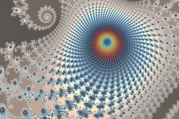 Zoom Colorido Infinito Conjunto Mandelbrot Matemático Fractal — Foto de Stock