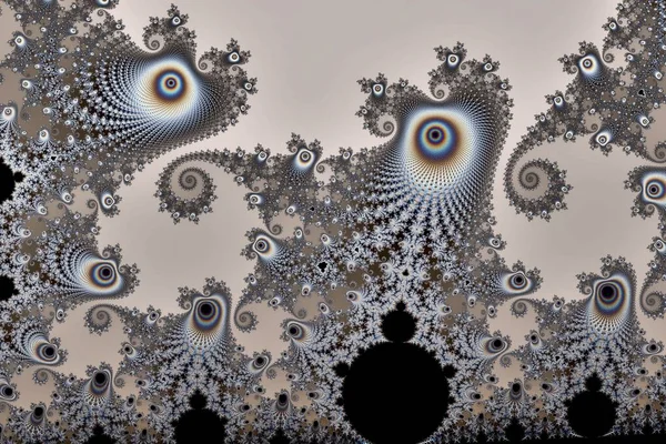 Zoom Colorido Infinito Conjunto Mandelbrot Matemático Fractal — Foto de Stock