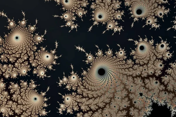 Zoom Colorido Infinito Conjunto Mandelbrot Matemático Fractal — Fotografia de Stock