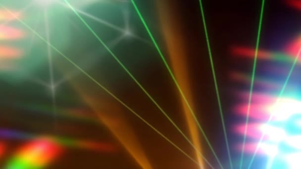 Farvet Meget Flot Lyseffekter Rotation Bølgebevægelse Som Baggrunde – Stock-video