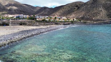 Tenerife Kanarya Adası 'ndaki birçok otelin insansız hava aracı görüntüsü