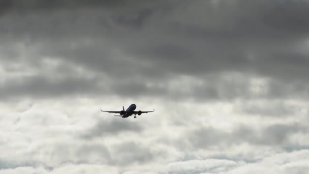 Тенеріфе Іспанія Вересень 2023 Крупним Планом Посадковий Пасажирський Літак Авіакомпанії — стокове відео