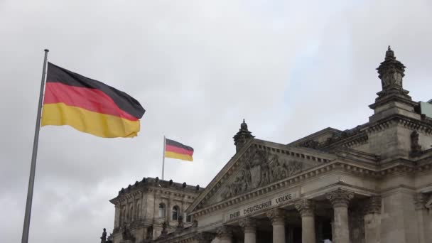 Berlin Niemcy Lipiec 2023 Budynek Niemieckiego Reichstagu Berlinie — Wideo stockowe