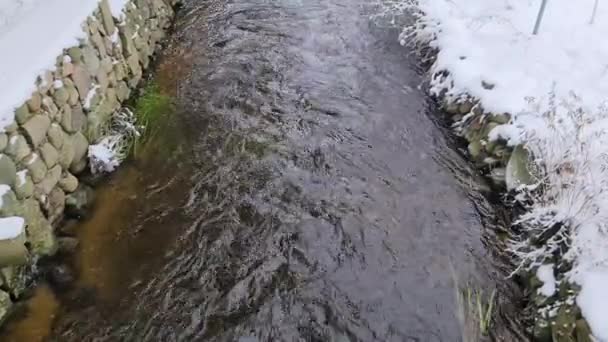 Vue Rivière Eider Vue Haut — Video