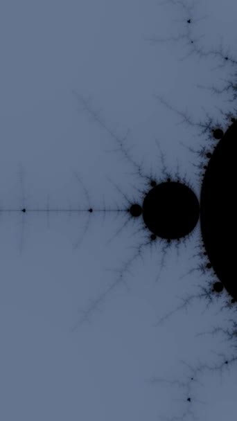Piękny Zoom Nieskończonego Matematycznego Mandelbrot Zestaw Fraktalny — Wideo stockowe