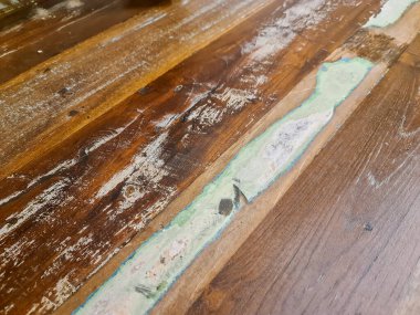 Geçmişten kalma güzel bir ahşap yüzeyi