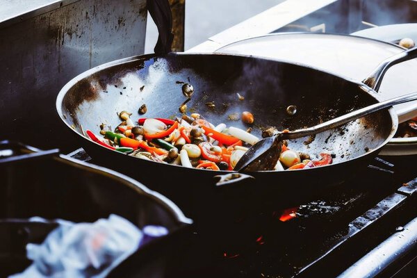 Взгляд в ванну во время варки