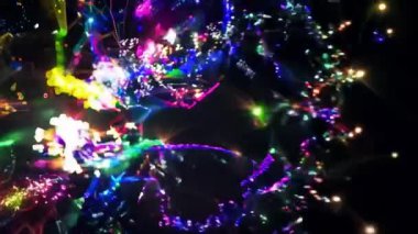 Şenlik sezonu için neşeli animasyon Mutlu Noeller arkaplanı.