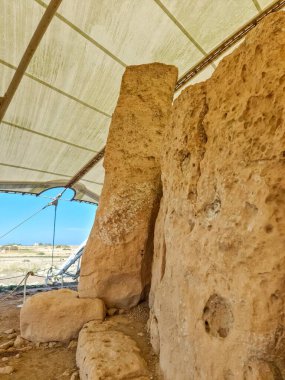 29. September 2024: The fantastic megalithic temples of Mnajdra on Malta clipart