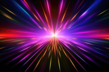 Soyut renkli lazer ışığı arkaplanı