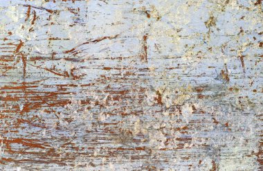 Çatlamış ve yüksek çözünürlüklü beton duvar dokusundaki boyaları soymuş..