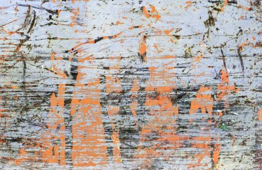 Çatlamış ve yüksek çözünürlüklü beton duvar dokusundaki boyaları soymuş..