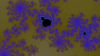 Mandelbrot fraktal yakınlaştırmayı dinamik bir şekilde ayarladı, gelişen altı renk paleti boyunca karmaşık matematiksel kalıpları ortaya çıkardı