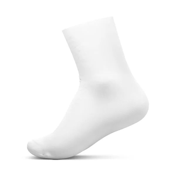 Blank White Socks Invisible Mannequin Template White Background — Stock Photo, Image