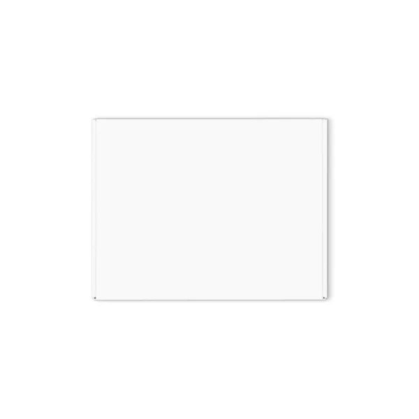 Beyaz Kutu Boş Ambalaj Kutuları Beyaz Arkaplanda Izole Ürün Paketi — Stok fotoğraf