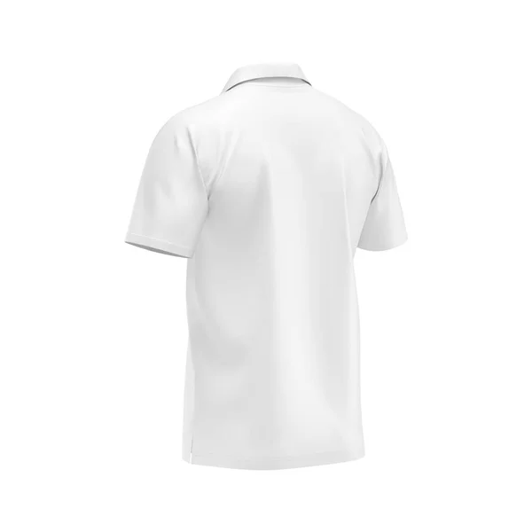 Polo Bianca Modello Shirt Forma Naturale Manichino Invisibile Vostro Modello — Foto Stock