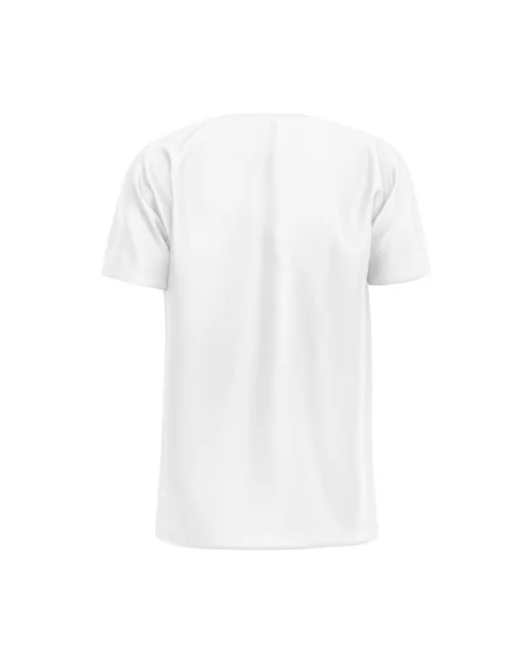 Shirt Raglan Blanc Isolé Sur Fond Blanc — Photo