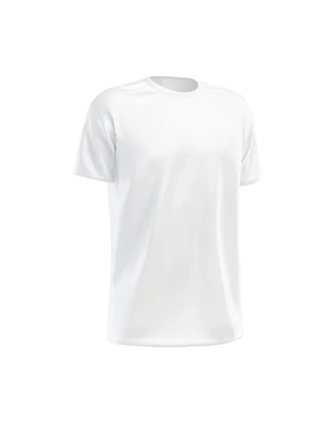 Raglan Shirt Blank Szablon Izolowany Białym Tle — Zdjęcie stockowe