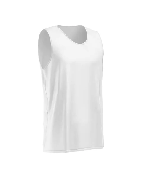 Camisa Sin Mangas Blanco Forma Natural Maniquí Invisible Para Maqueta — Foto de Stock