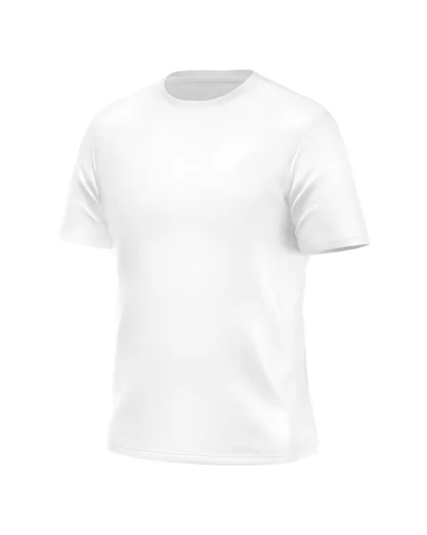 Raglan Shirt Modelo Branco Isolado Fundo Branco — Fotografia de Stock
