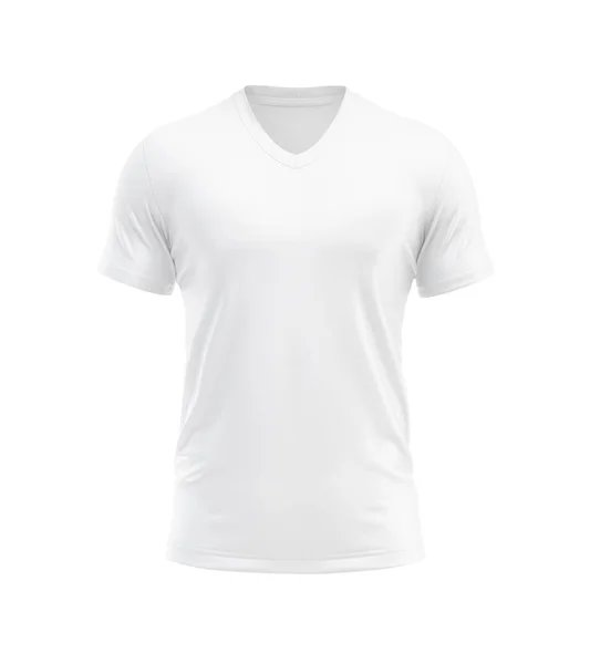 Raglan Camiseta Blanco Plantilla Aislada Sobre Fondo Blanco —  Fotos de Stock